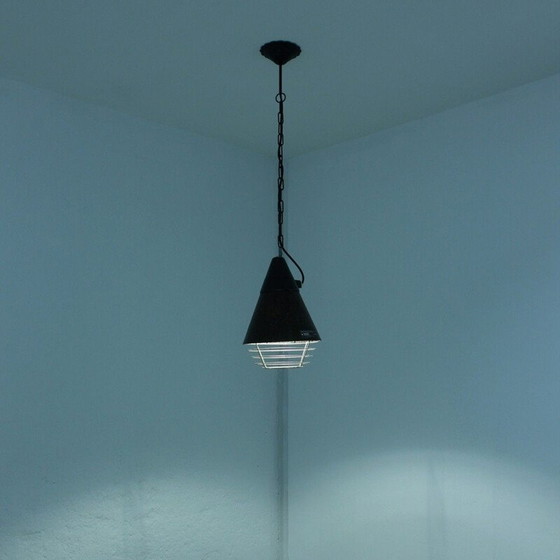 Image 1 of Vintage bakelite and metal pendnat lamp, Germany 1960