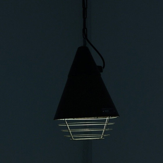 Image 1 of Vintage bakelite and metal pendnat lamp, Germany 1960