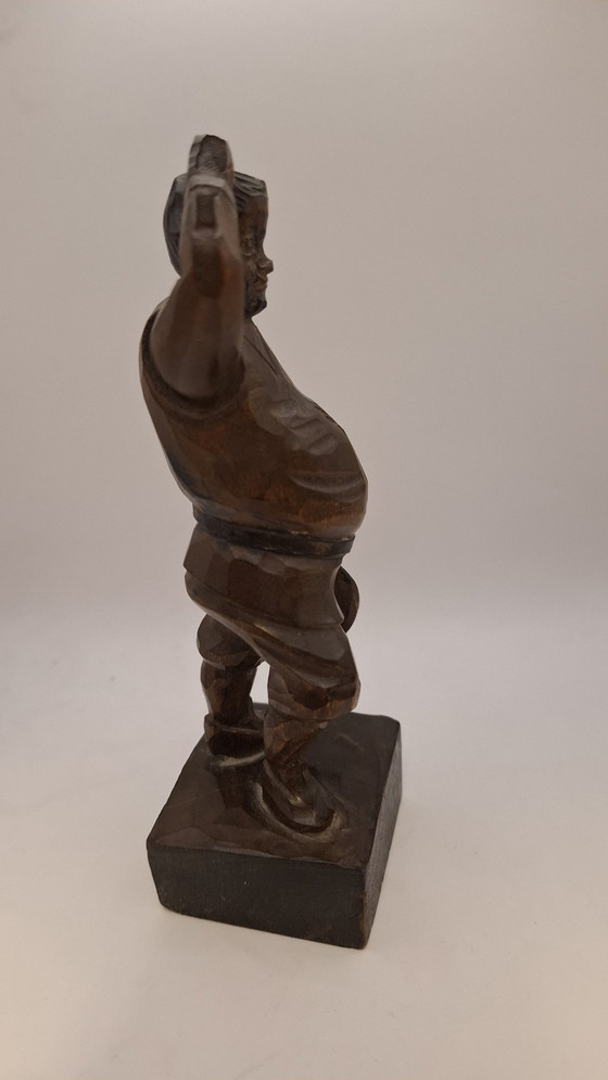 Image 1 of Ouro Artesania Gesneden Houten Sancho Panza - Nr. 702