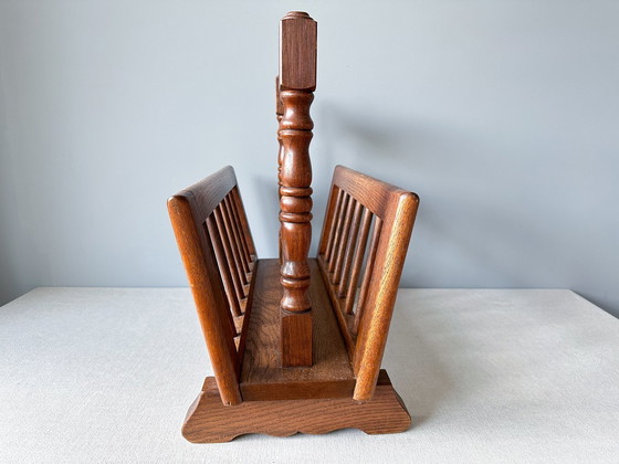 Image 1 of Portariviste vintage in legno massello | Portadischi