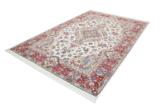 Original Hand-Knotted Persian Carpet Tabriz 296 X 197 Cm New , Unused