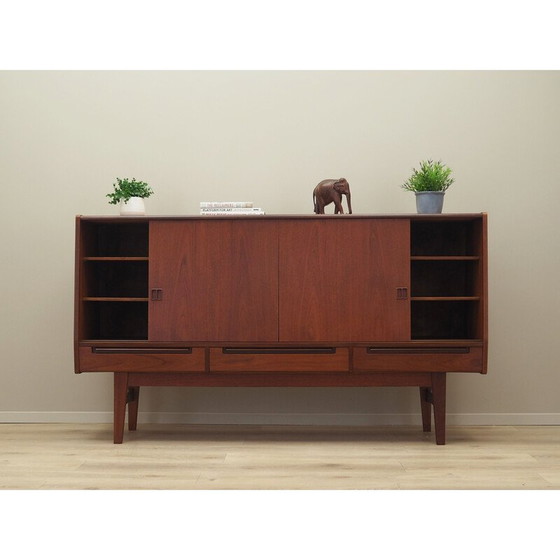 Image 1 of Vintage teak highboard, Denmark 1960s