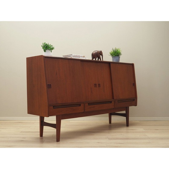 Image 1 of Vintage teak highboard, Denmark 1960s