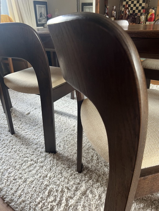 Brutalist Dining Table And Chairs