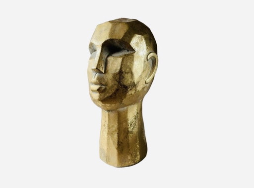 Abstract Gold Head