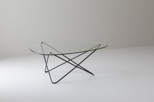 Diamond Shaped Coffee Table By Florent Lasbleiz Manufactured By Airborne France In 1954.