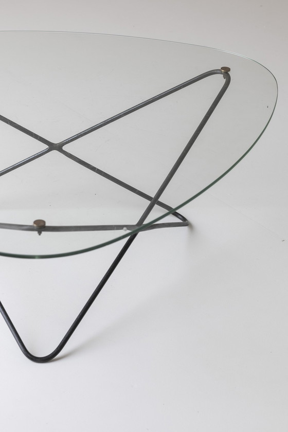 Image 1 of Tavolino da caffè a forma di diamante di Florent Lasbleiz, prodotto da Airborne France nel 1954.