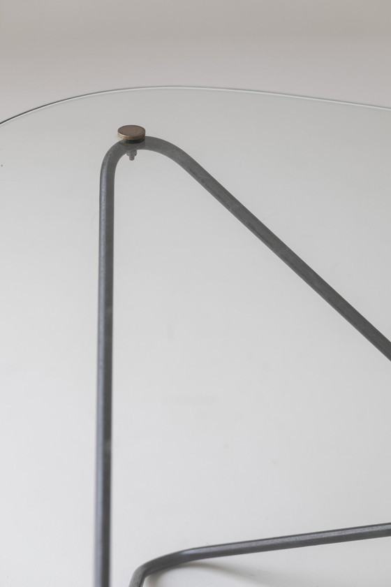 Image 1 of Tavolino da caffè a forma di diamante di Florent Lasbleiz, prodotto da Airborne France nel 1954.