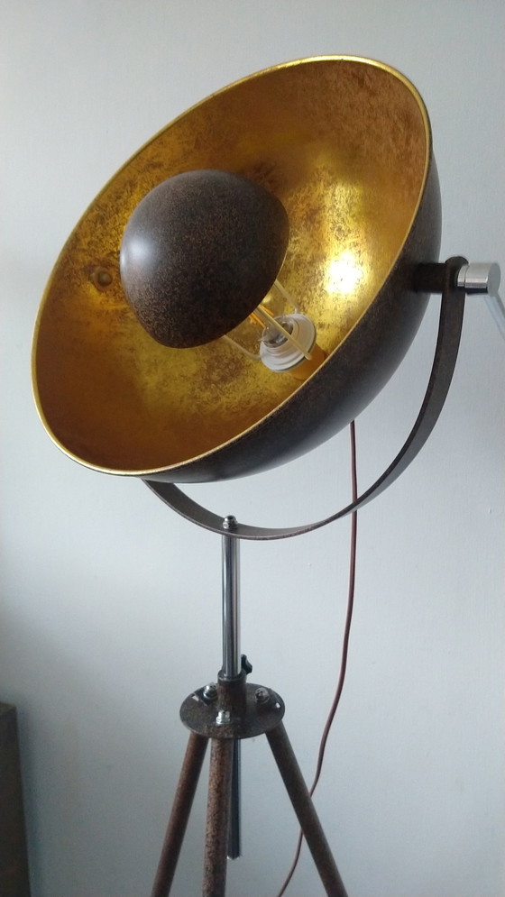 Image 1 of Globo Design Floor Lamp Golden Sun