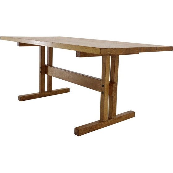 Image 1 of Vintage coffee table in solid oakwood, Denmark 1960s