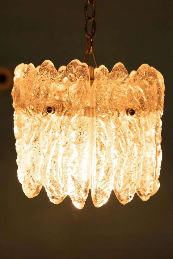 Image 1 of Lampada a sospensione in vetro vintage Orrefors, lampada spaziale Fagerlund