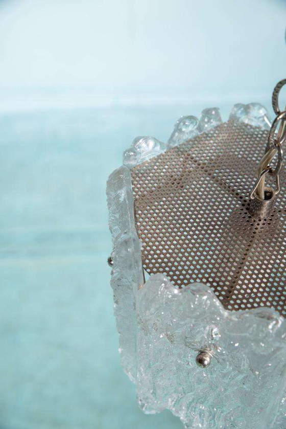 Image 1 of Lampada a sospensione in vetro vintage Orrefors, lampada spaziale Fagerlund