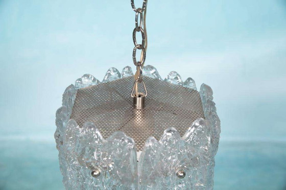 Image 1 of Lampada a sospensione in vetro vintage Orrefors, lampada spaziale Fagerlund