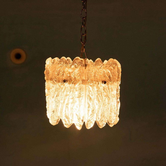 Image 1 of Lampada a sospensione in vetro vintage Orrefors, lampada spaziale Fagerlund