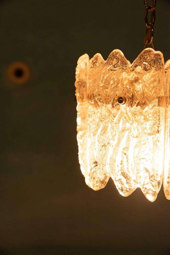 Image 1 of Lampada a sospensione in vetro vintage Orrefors, lampada spaziale Fagerlund