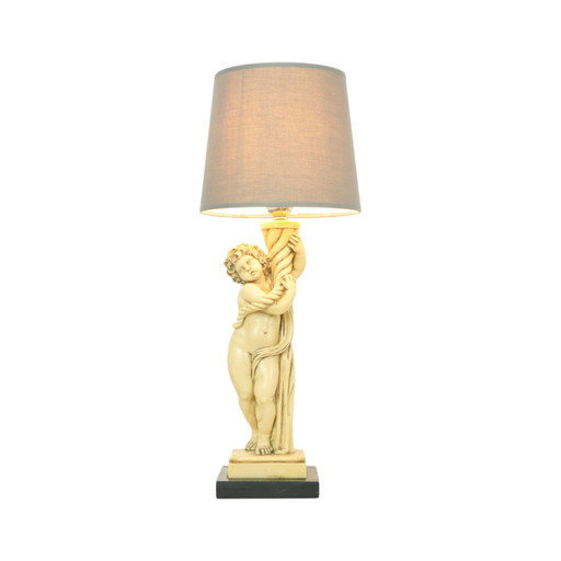 Italian Cherub Lamp A. Santini