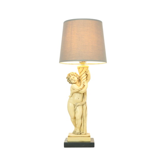 Image 1 of Italian Cherub Lamp A. Santini