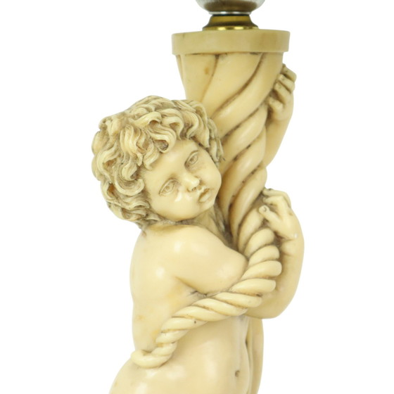 Image 1 of Italian Cherub Lamp A. Santini