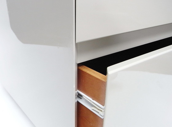 Image 1 of 2X Bedside table, drawer pedestal with castors