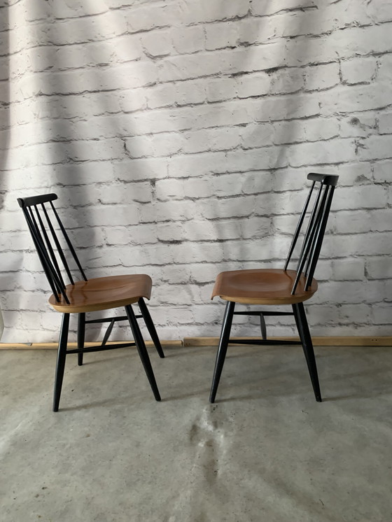 Image 1 of Fannett Dining Chairs By Ilmari Tapiovaara, Set Of 2