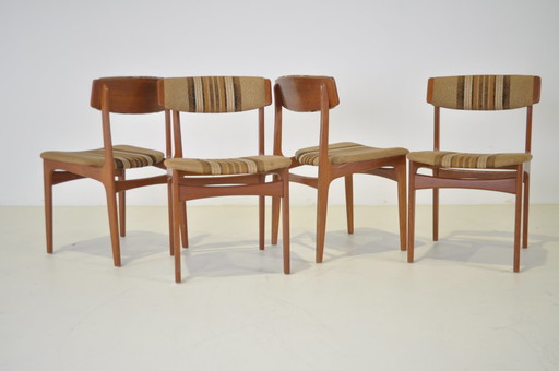 4x Danish vintage dining room chair