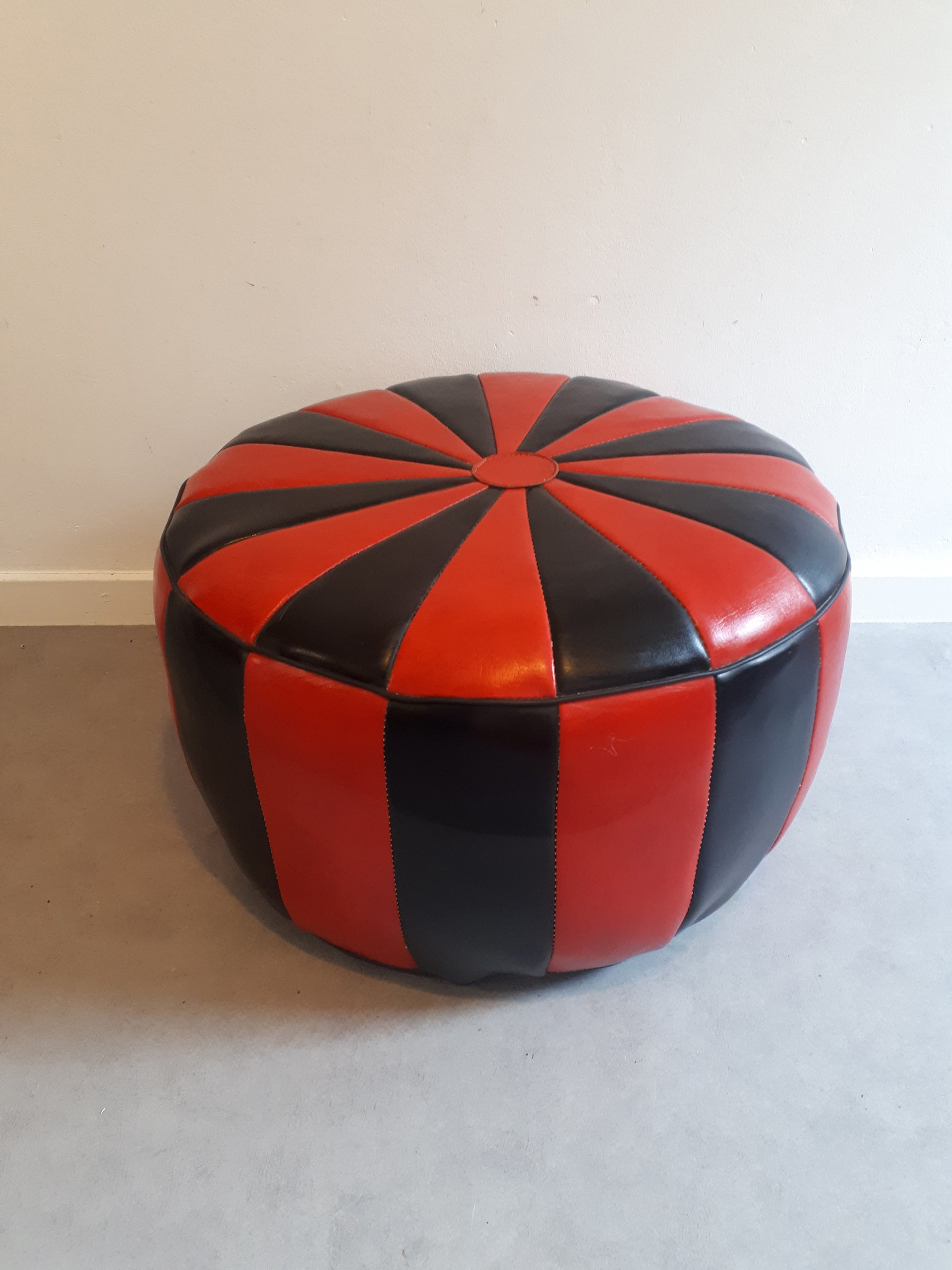 Funky retro vintage shop 1960s 1970s footstool