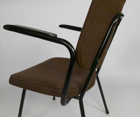 Image 1 of Kembo - W.H. Gispen - fauteuil - tissu - métal - années 60