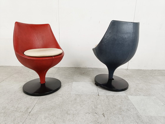 Image 1 of 2x Meurop polaris chairs by Pierre Guariche