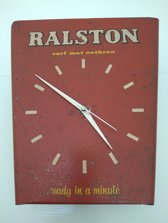 Image 1 of Advertising clock Ralston brand Nufa