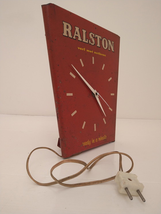 Image 1 of Advertising clock Ralston brand Nufa