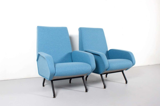 Image 1 of 2x Italian design armchairs