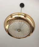 Lampe suspendue rétro cuivrée