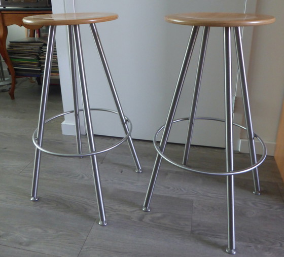 Image 1 of 2x Bulthaup bar stools