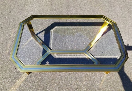 Image 1 of Brass coffee table, 1970s