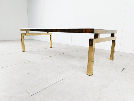 Image 1 of Table basse en laiton, 1970