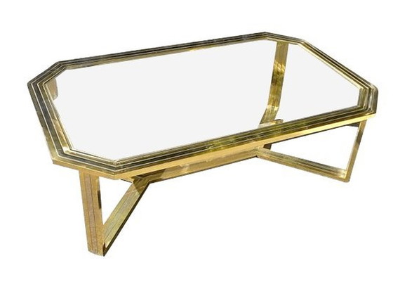 Image 1 of Brass coffee table, 1970s