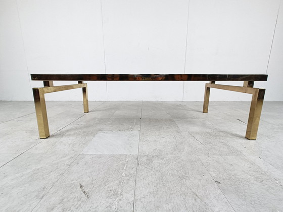 Image 1 of Table basse en laiton, 1970