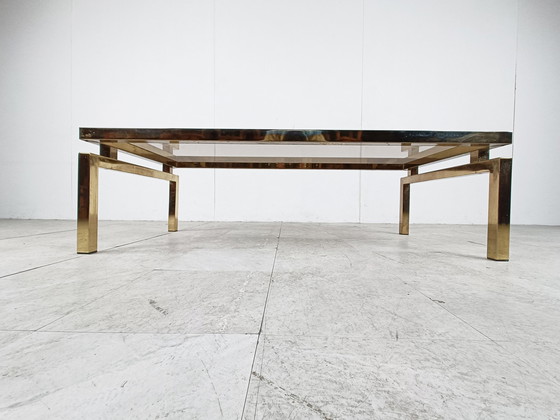 Image 1 of Table basse en laiton, 1970