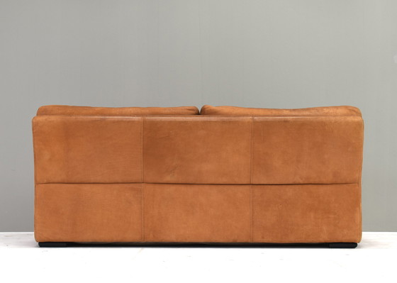 Image 1 of Roche Bobois Tan leather sofa – France, circa 1970/80