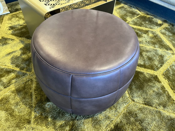 Image 1 of Design On Stock Barrell 55 pouf brown leather