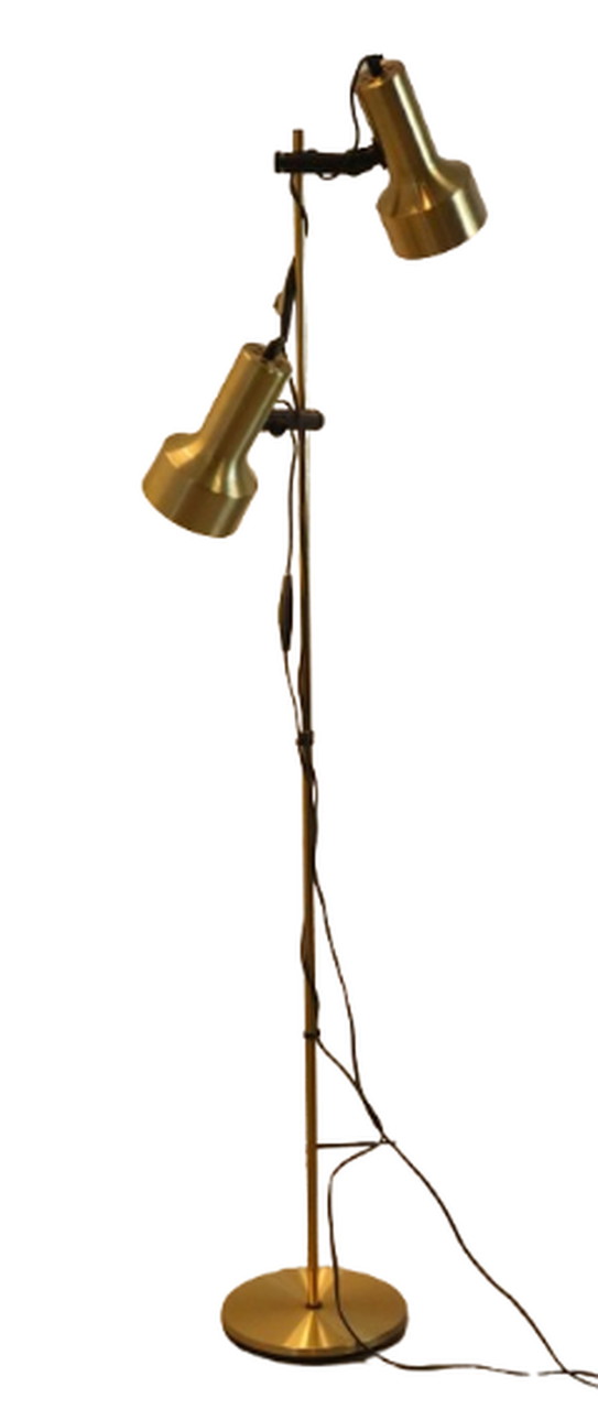 Lampada da terra in ottone 'Lovskal' vintage