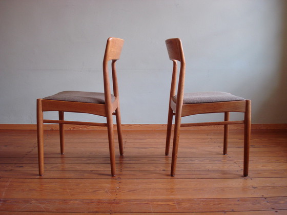 Image 1 of 6x Korup Stolefabrik Chairs by Henning Kjaernulf