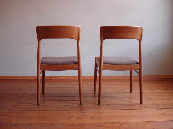 Image 1 of 6x Korup Stolefabrik Chairs by Henning Kjaernulf