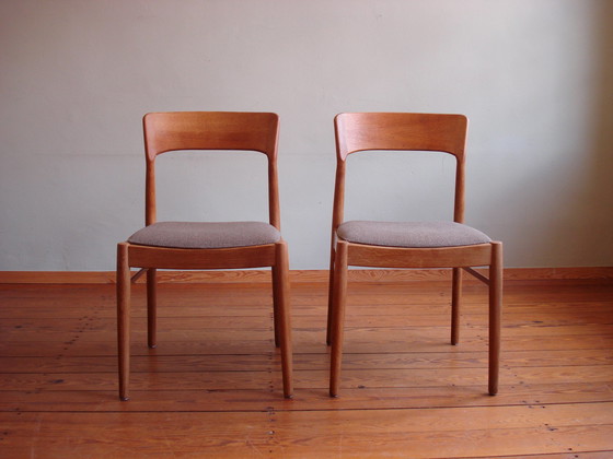 Image 1 of 6x Korup Stolefabrik Chairs by Henning Kjaernulf