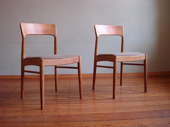 Image 1 of 6x Korup Stolefabrik Chairs by Henning Kjaernulf