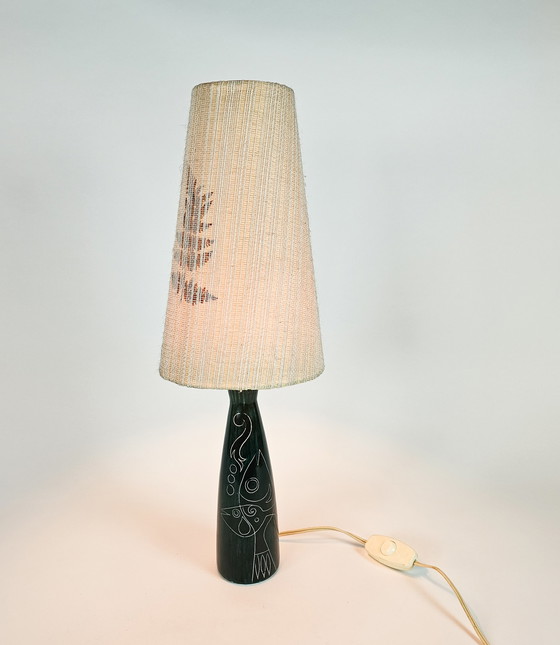 Image 1 of De Gats Valkenburg - Hans Custers - ceramics - table lamp - 1960