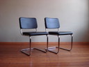 Chaises luge Thonet S32 PV, conçues par Marcel Breuer