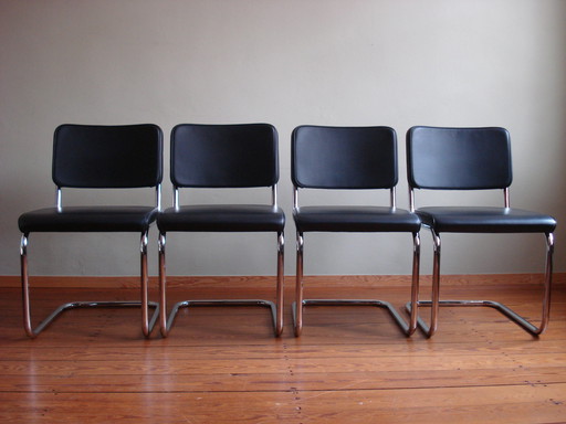 Thonet S32 PV Cantilever Chairs, designed by Marcel Breuer