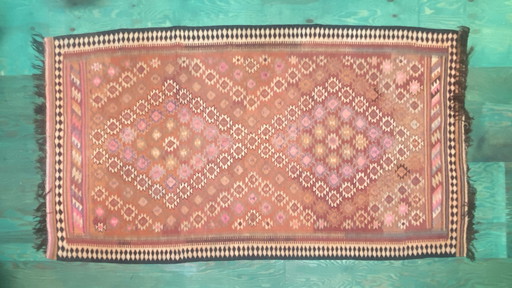 hand-woven authentic oriental carpet