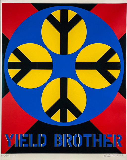 Robert Indiana - Yield Brother, 1971 - Zeefdruk op dik velijnpapier. Professioneel ingelijst, museumglas (photo 2 of 6)